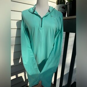 Nike dri-fit quarter zip running jacket